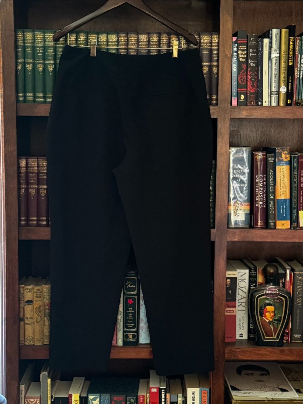 Athleta Black Pull-On Ponte Work Pants Straight Leg Size 14